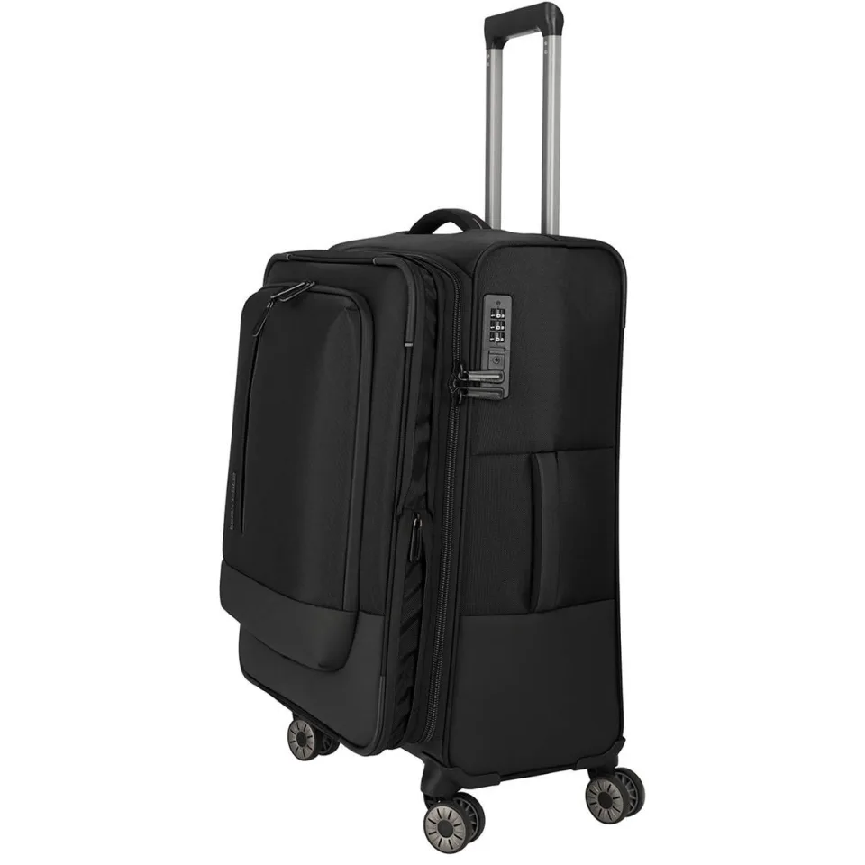 Travelite Crosslite 5.0 trolley zwart, foto 8