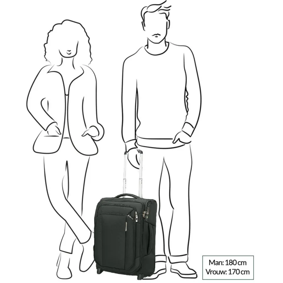 Samsonite Respark upright koffer donkergroen, foto 6