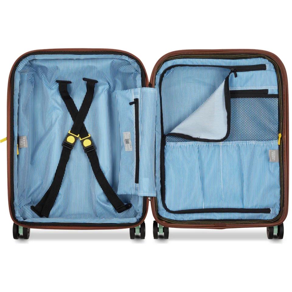 Delsey Carrousel 2 Slim handbagagekoffer saliegroen, foto 4