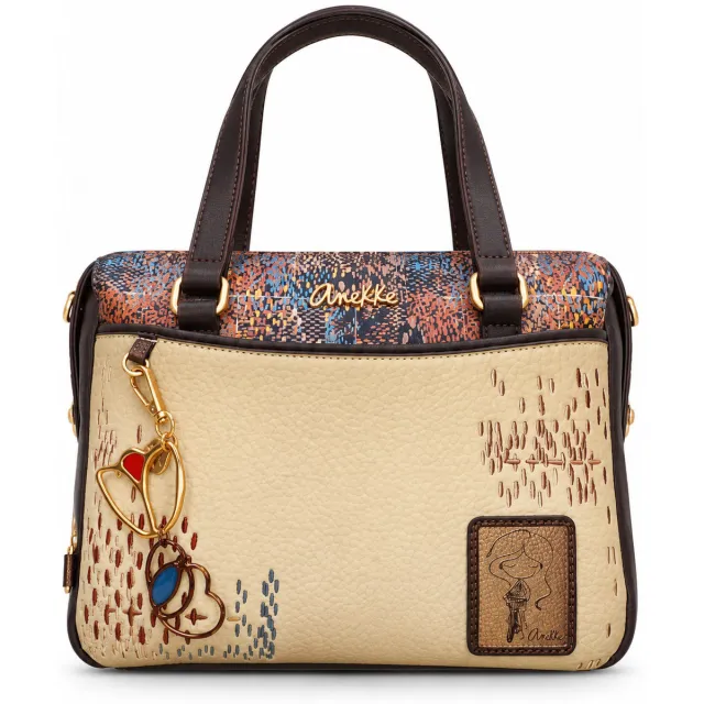 Anekke Blossom Bowling Bag handtas veelkleurig Bruin