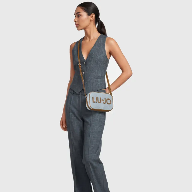 Liu Jo denim crossbodytas lichtblauw, foto 4