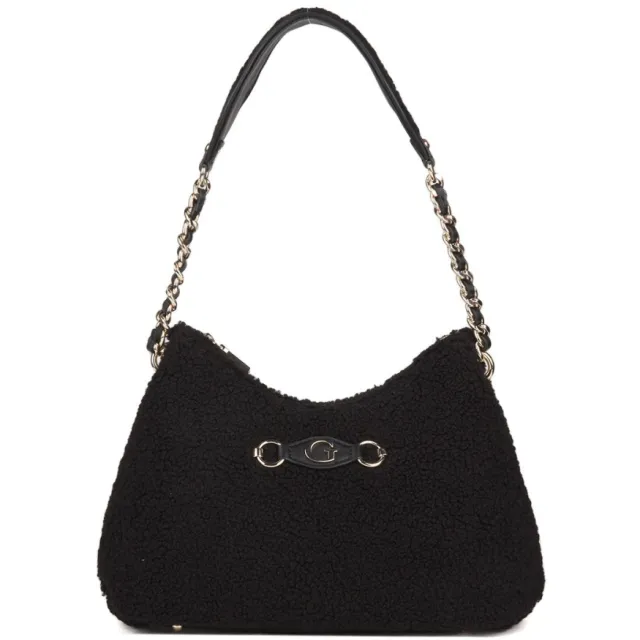 Guess Aslia Top Zip Schoudertas Black
