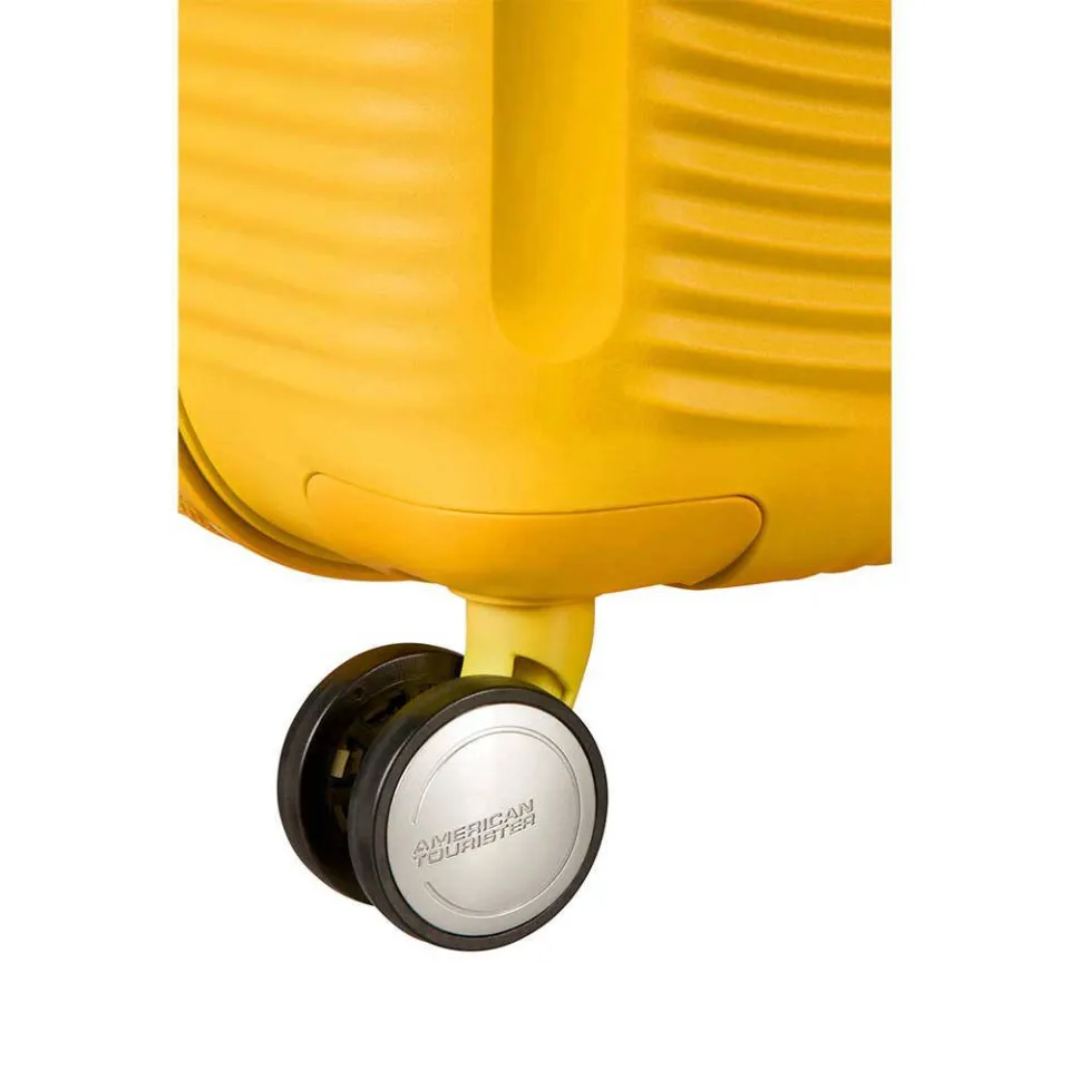 American Tourister Soundbox spinner koffer geel, foto 7