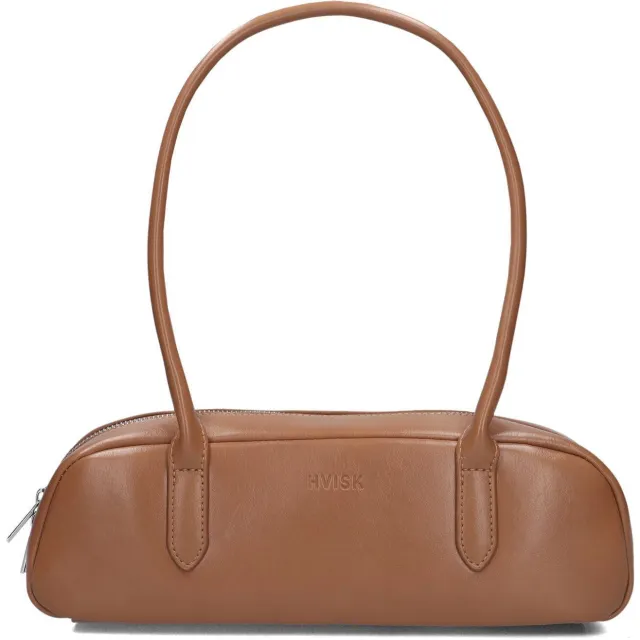 HVISK Juniper Glossy Structure handtas camel