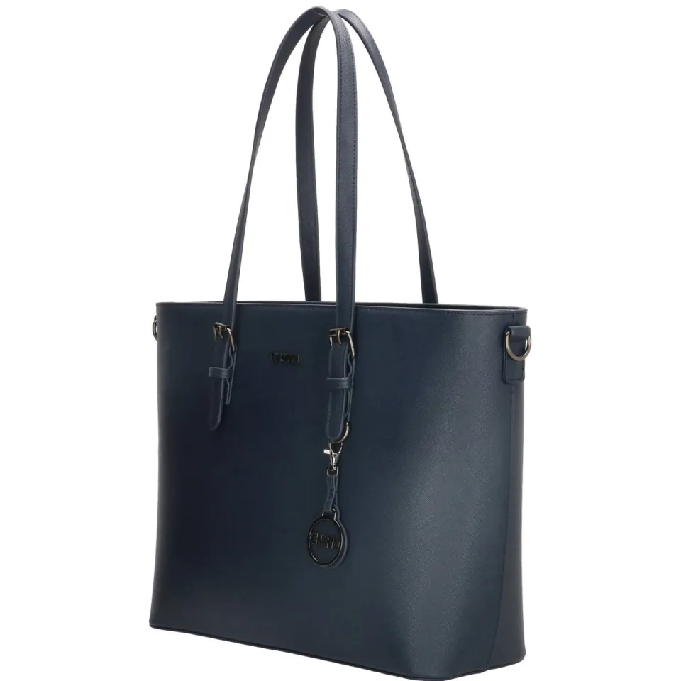 Charm London Birmingham shopper 15,6 inch donkerblauw, foto 3