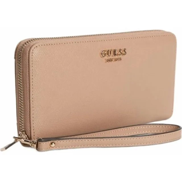 Guess Amorette ritsportemonnee beige