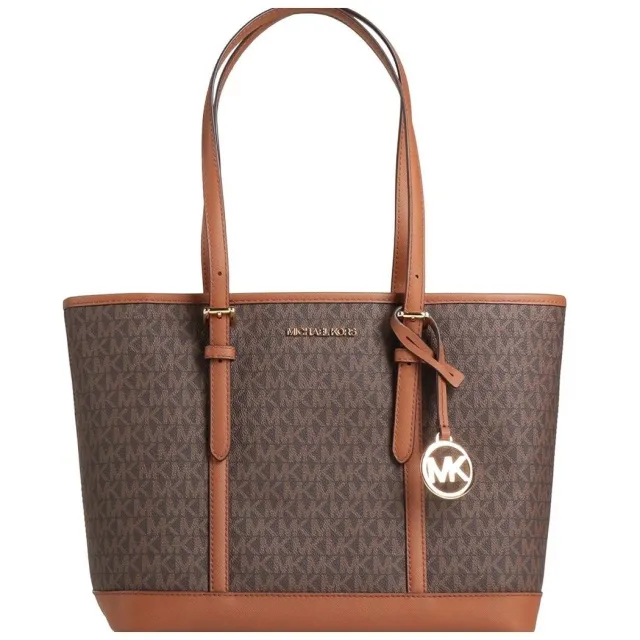 Handtas MICHAEL Michael Kors Jet Set Travel Large bruin