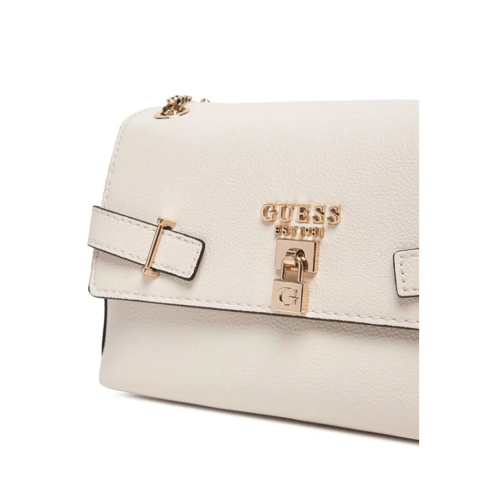 Guess Schoudertas Off White, foto 3