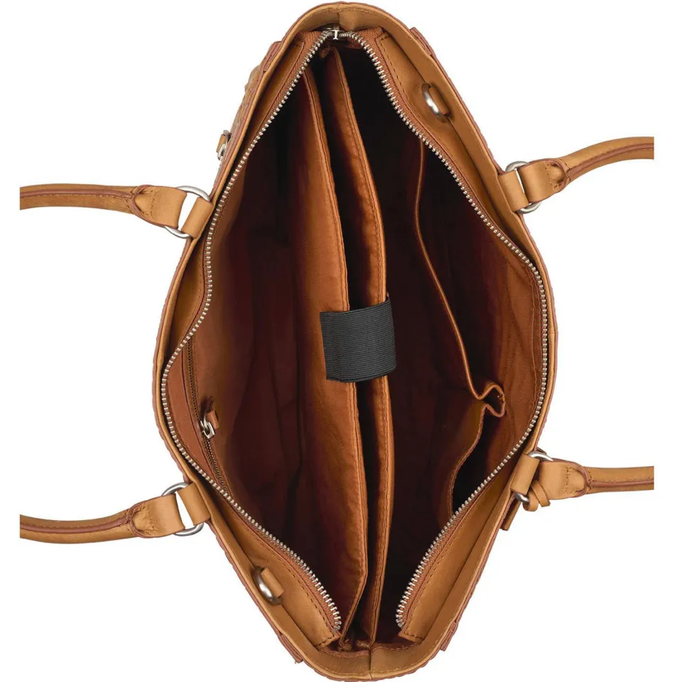 Burkely leren handtas met laptopvak Cool Colbie cognac, foto 4
