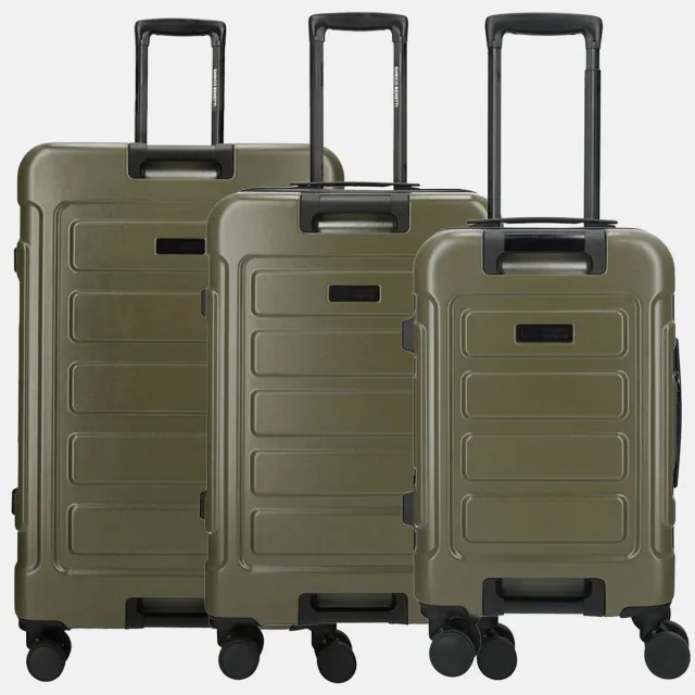 Enrico Benetti Aspen 3-delig kofferset 76 cm olive