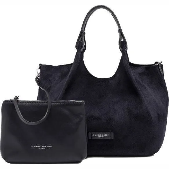 Gianni Chiarini Dua schoudertas donkerblauw, foto 3