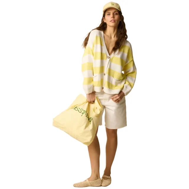 Sissy-Boy canvas shopper geel
