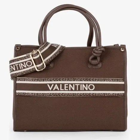 Valentino Bags Winter Aella mini shopper bruin, foto 2