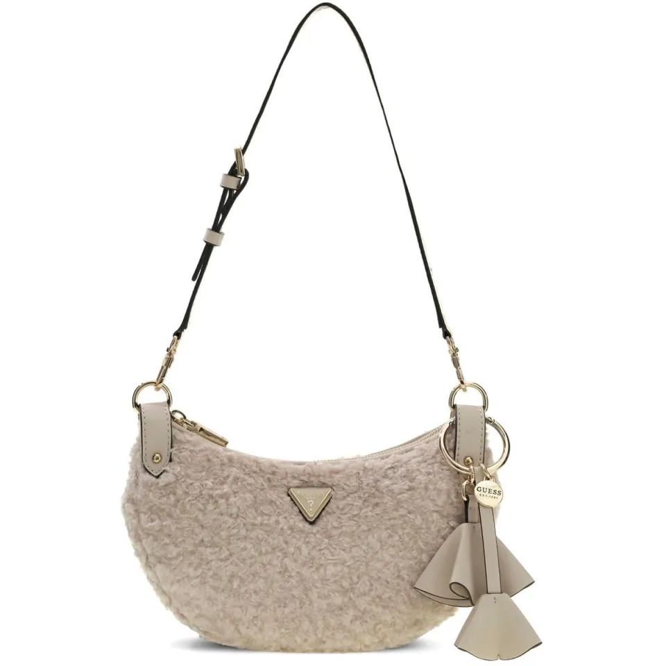 Guess Katie schoudertas crème Creme White