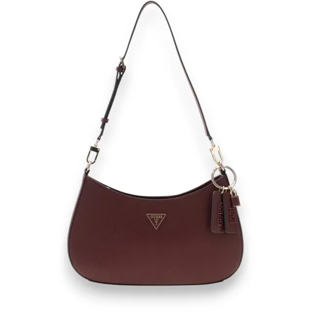 Guess Noelle ll Medium Schoudertas Dames - Imitatieleer - Rood