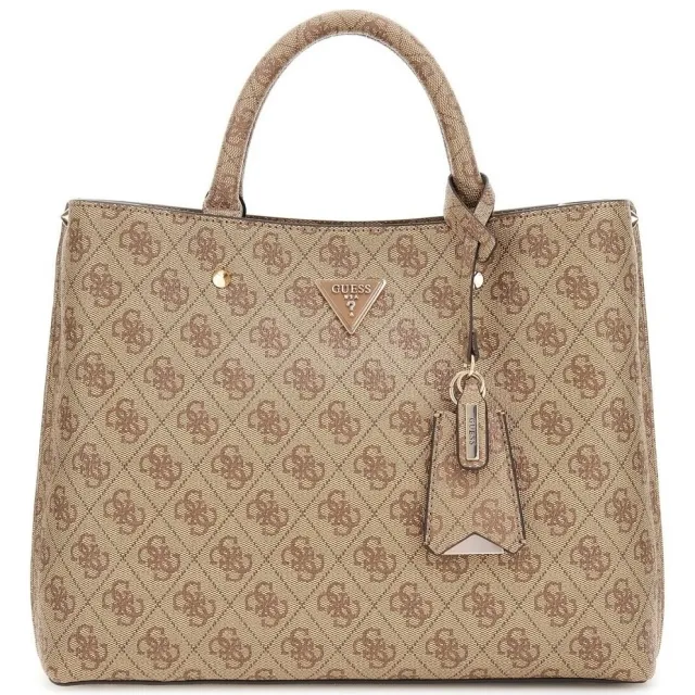 Guess Meridian II bucket bag beige