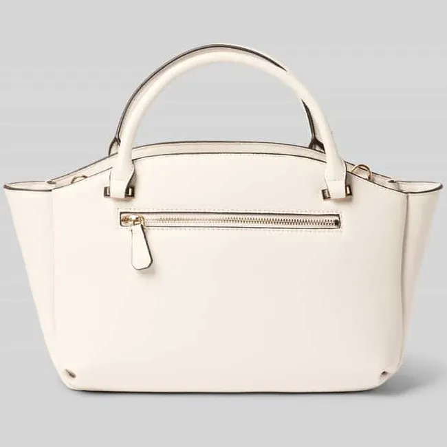 Guess Gilda 3 Compartment Satchel handtas crème, foto 3