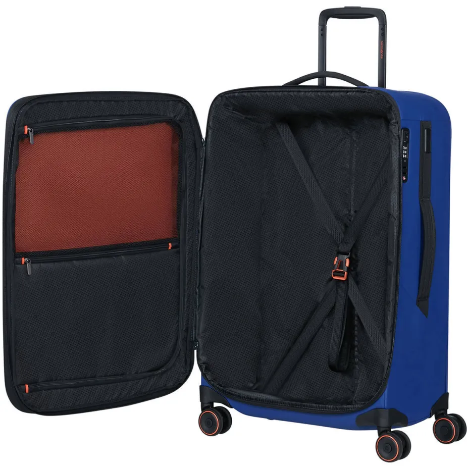 Samsonite Glazed Spinner 67 cm koffer blauw, foto 3