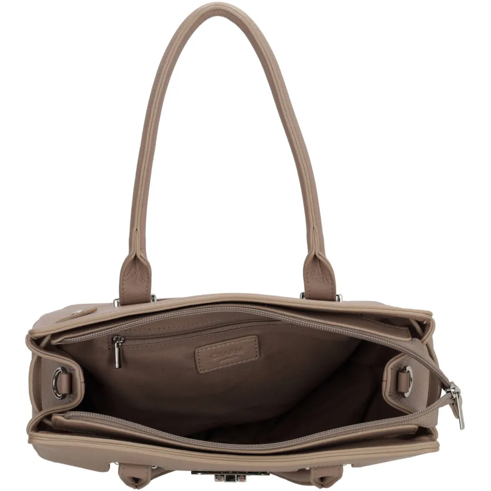 Charm London Soho handtas taupe, foto 5