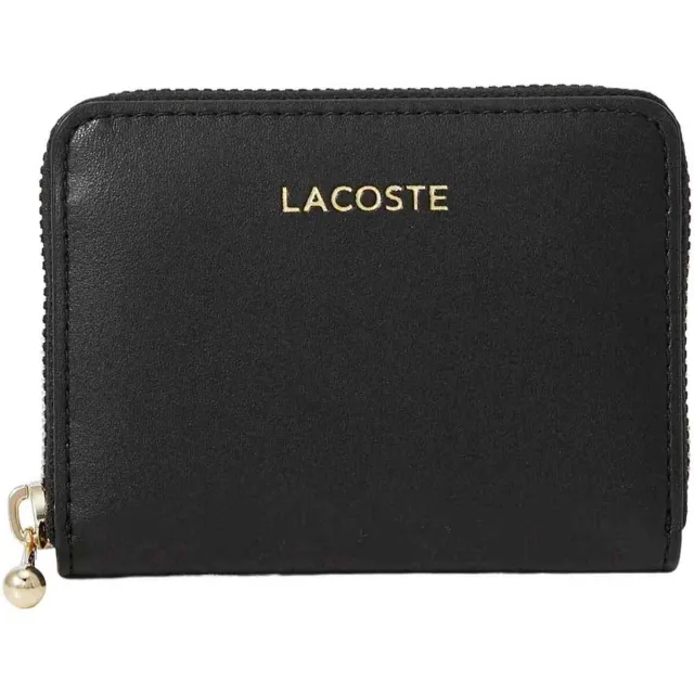 Lacoste Zip Coin Wallet portemonnee zwart, foto 2