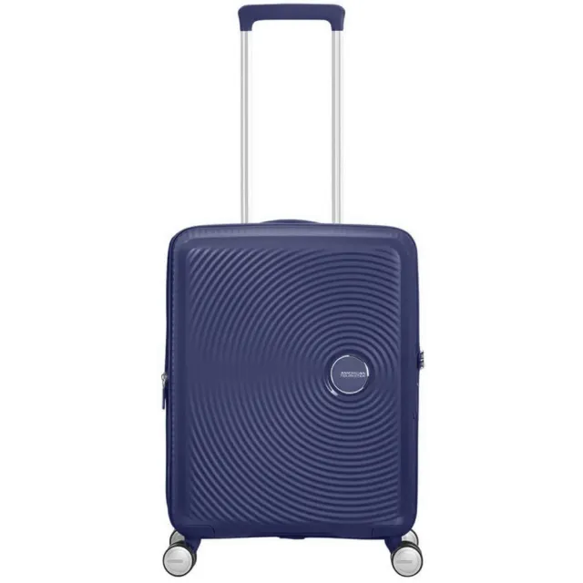 American Tourister trolley Soundbox 55 cm. Expandable donkerblauw