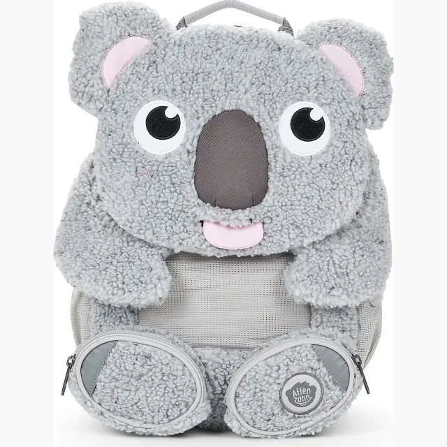 Affenzahn Rugzak Affenzahn KOALA FUR FRIEND LARGE 8L Grijs