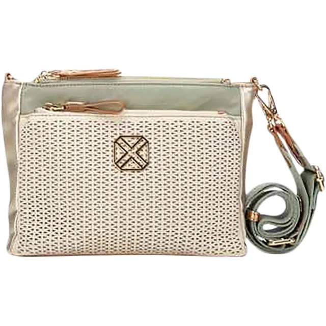 Xti Bolso Stra schoudertas beige Kaki