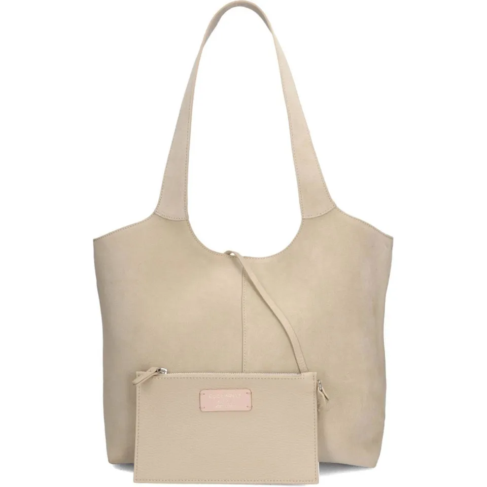 Coccinelle C-Easy schoudertas beige, foto 4