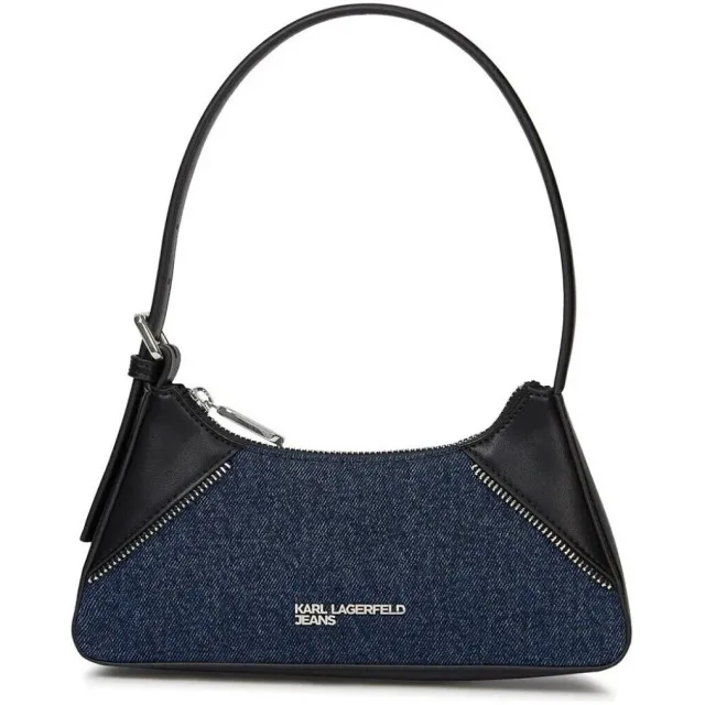 Karl Lagerfeld Rebel schoudertas blauw