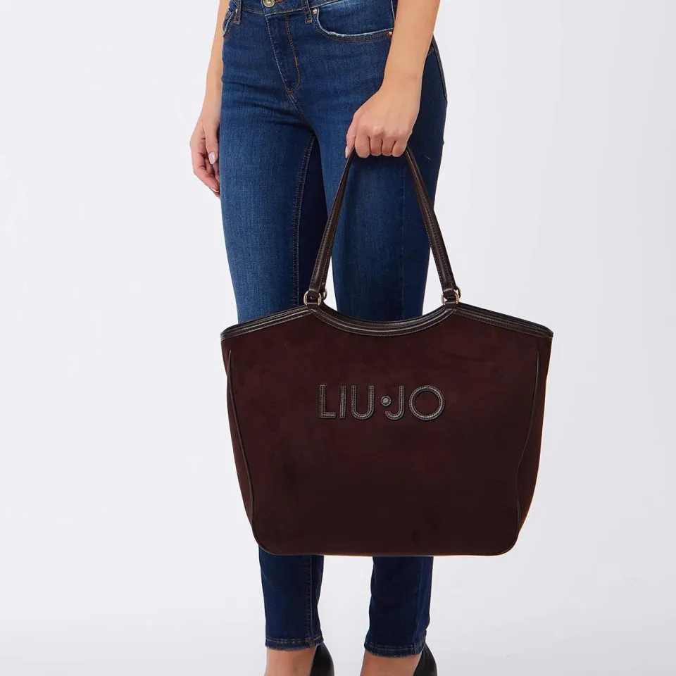 Liu Jo Ferielle shopper donkerbruin, foto 4