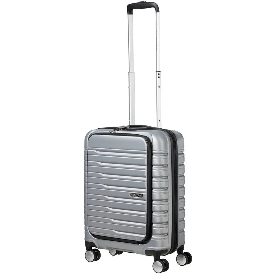 American Tourister Flashline Frontloader koffer zilverkleurig, foto 4