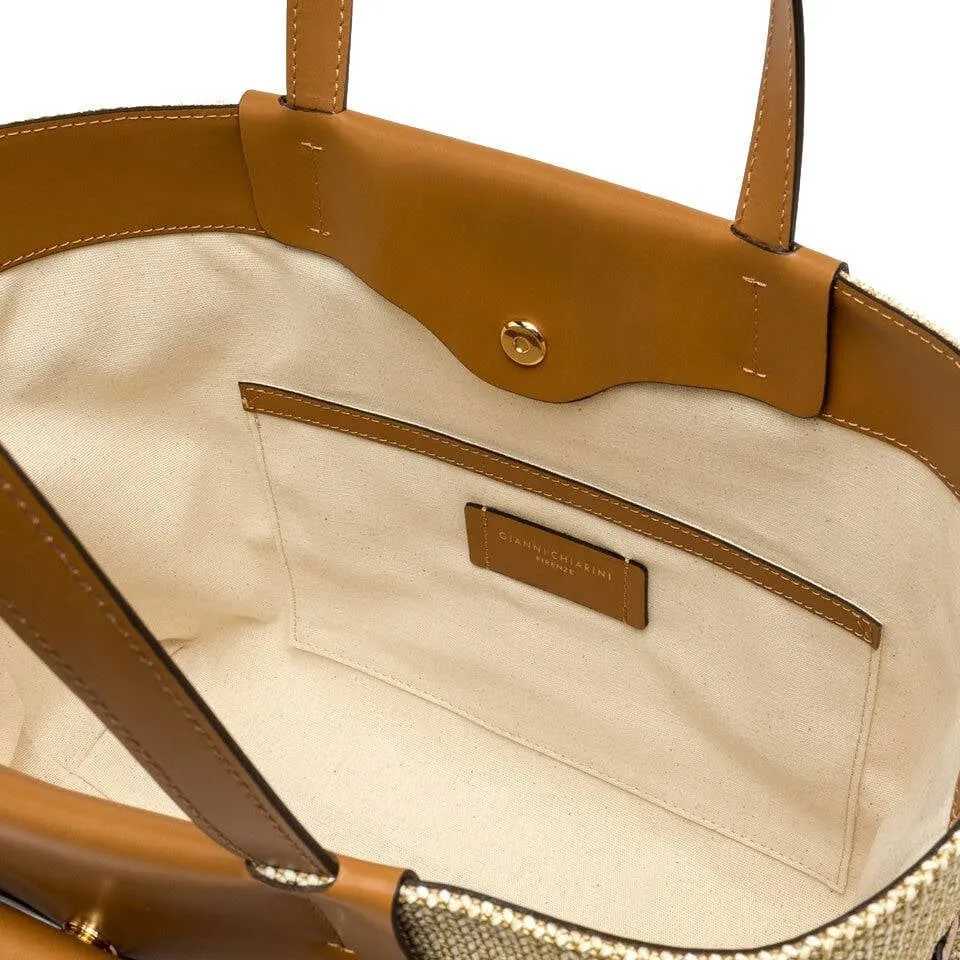 Gianni Chiarini Belty schoudertas zand, foto 4