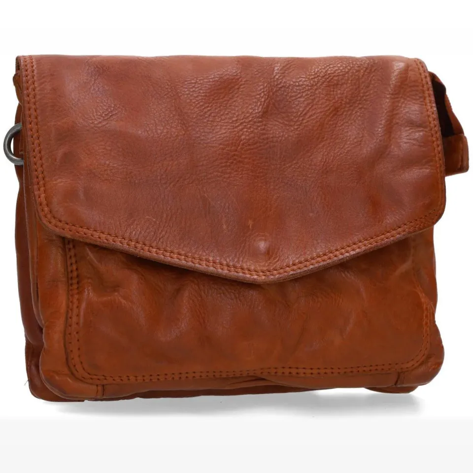 No Stress cognac leren crossbody tas, foto 2