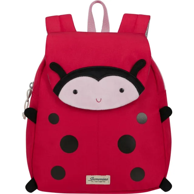 Samsonite vrijetijdsrugzak rugzak Happy Sammies Eco Backpack Ladybug Layla 7L Ladybug Lally rood