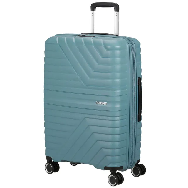 American Tourister Flytwist reiskoffer 67 cm blauw, foto 2