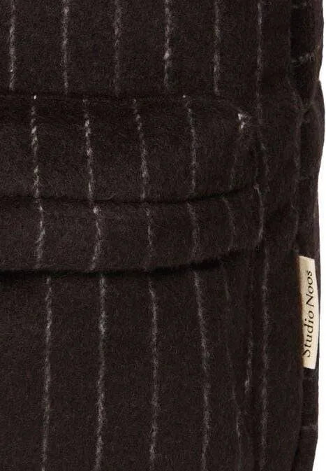 Studio Noos Rugtassen Flannel Chalkstripe Midi Backpack Bruin - One size, foto 6