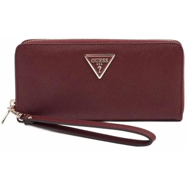 Guess Laurel II Large Zip Around portemonnee bordeaux, foto 2