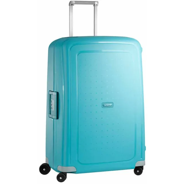 Samsonite S'Cure spinner 75 koffer blauw