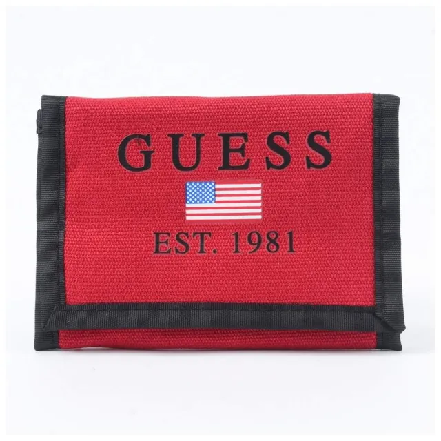 Guess portemonnee rood met Amerikaanse vlag