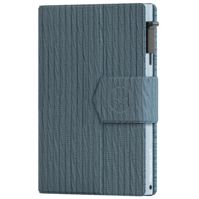 Prowallet Portemonnee Prowallet Pasjeshouder Plus Ripple Marineblauw