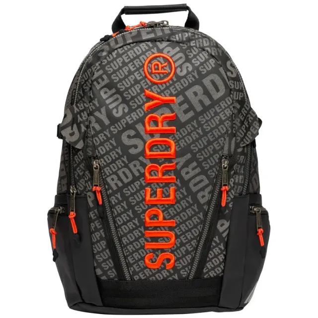 Superdry Tarp AOP rugzak zwart