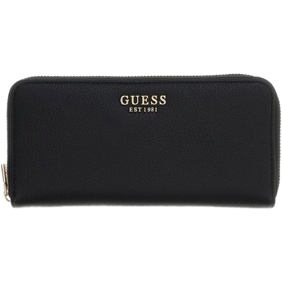 Guess Melody SLG large zip portemonnee zwart