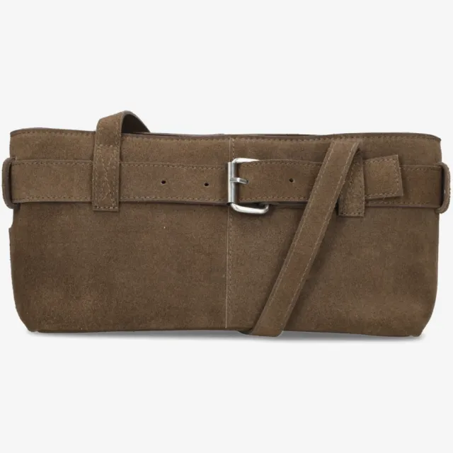 Shabbies Amsterdam OLLA Shoulderbag oiled suede Taupe, foto 2