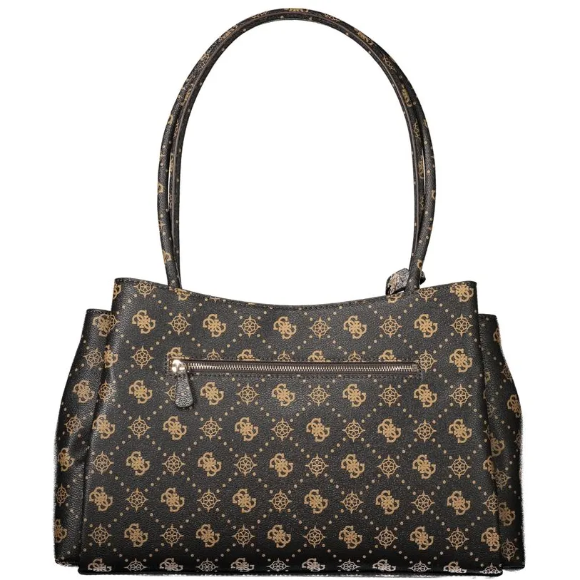 Guess Jeans Marrone Poliuretano Dames Handtas espresso logo, foto 2