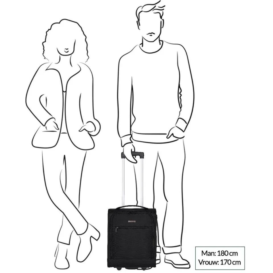 Travelite Underseater handbagagetrolley zwart, foto 4