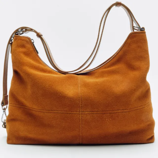 Nunoo Rio Suede Pecannootbruin Tas