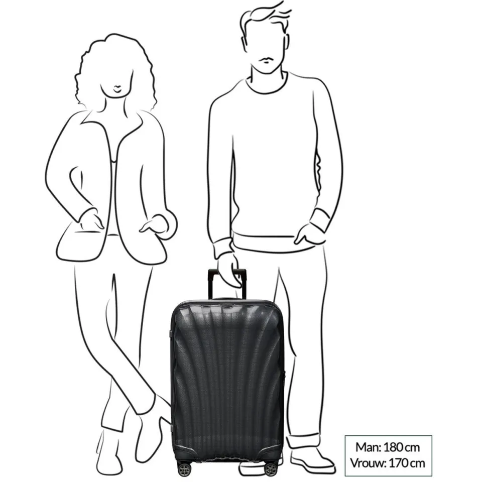 Samsonite C-Lite koffer 69 cm rood, foto 3