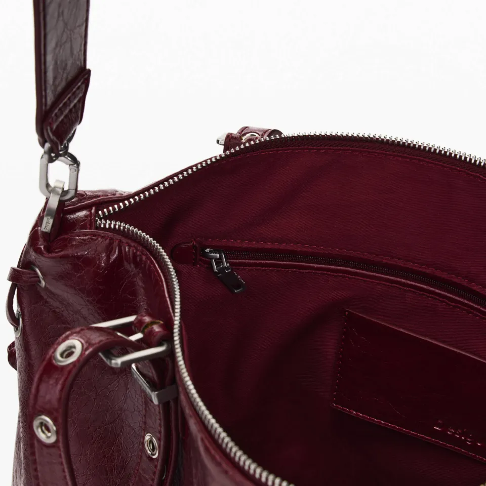 Desigual schoudertas donkerrood, foto 6