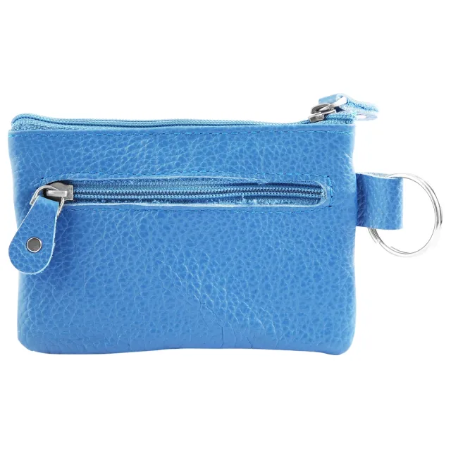 Excellanc sleuteletui leer blauw
