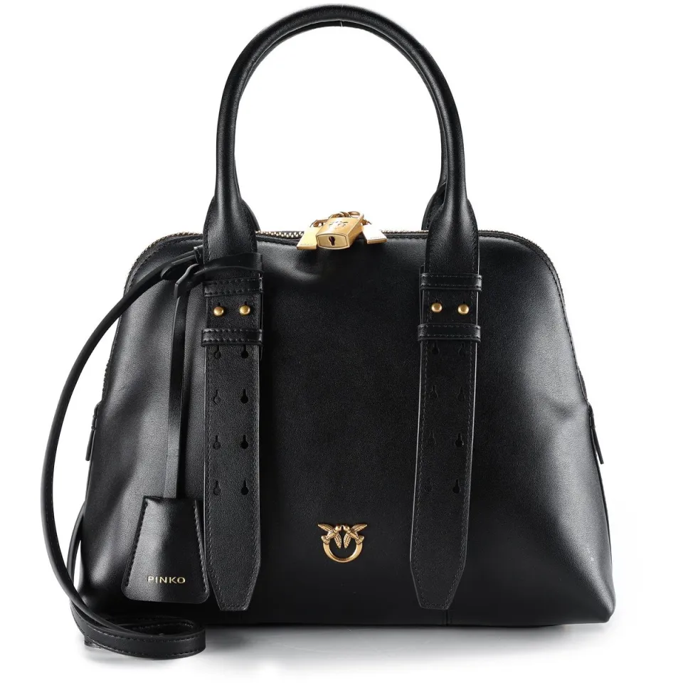 Pinko Bowling Bag Vitello handtas zwart, foto 2